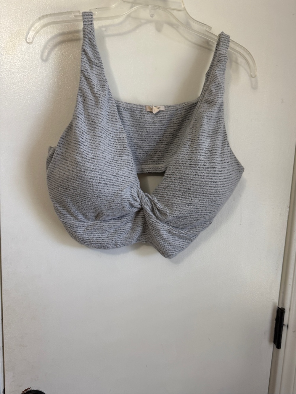 Maurices Gray Twist-Front Bralette